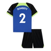Tottenham Hotspur Matt Doherty #2 Fotballklær Bortedraktsett Barn 2022-23 Kortermet (+ korte bukser)